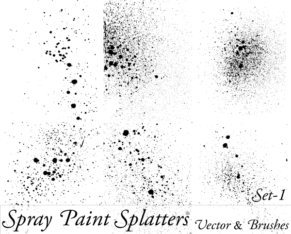 Spray Paint Splatter