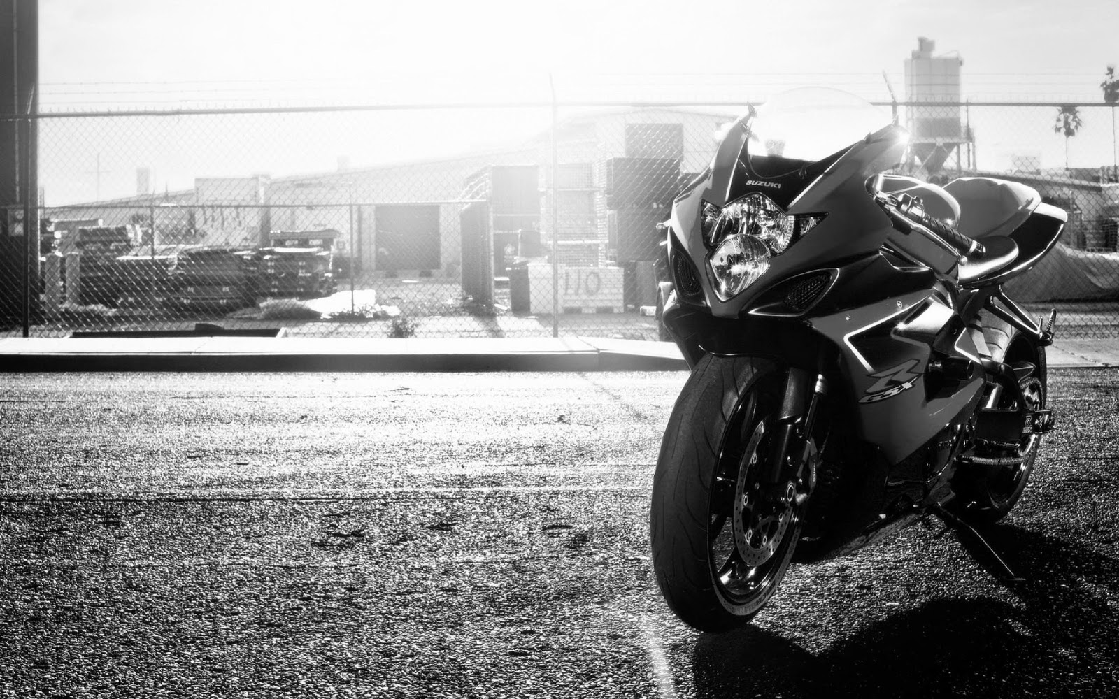 Suzuki Sport Bikes Black and White Suzuki Sport Bikes Black and White