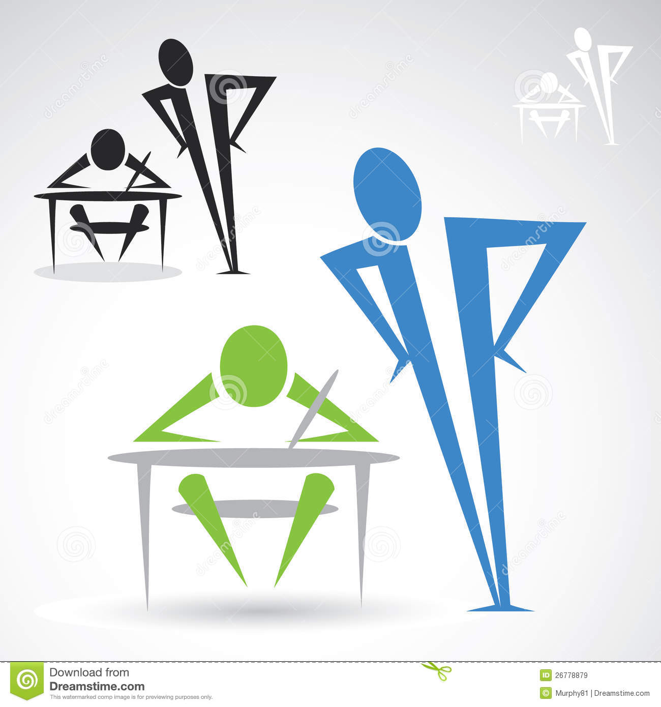 Teacher and Student Icon Free