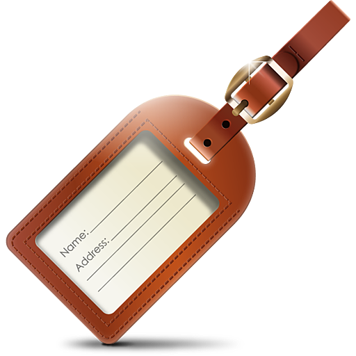 Travel Icon Luggage Tag