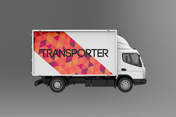 Truck Vehicle Mockup Truck Vehicle Mockup