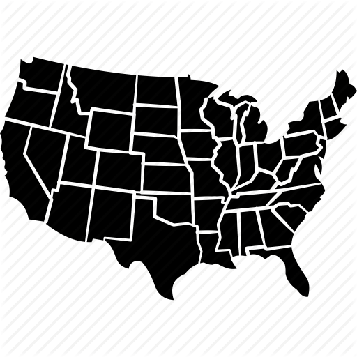 United States Map Icon