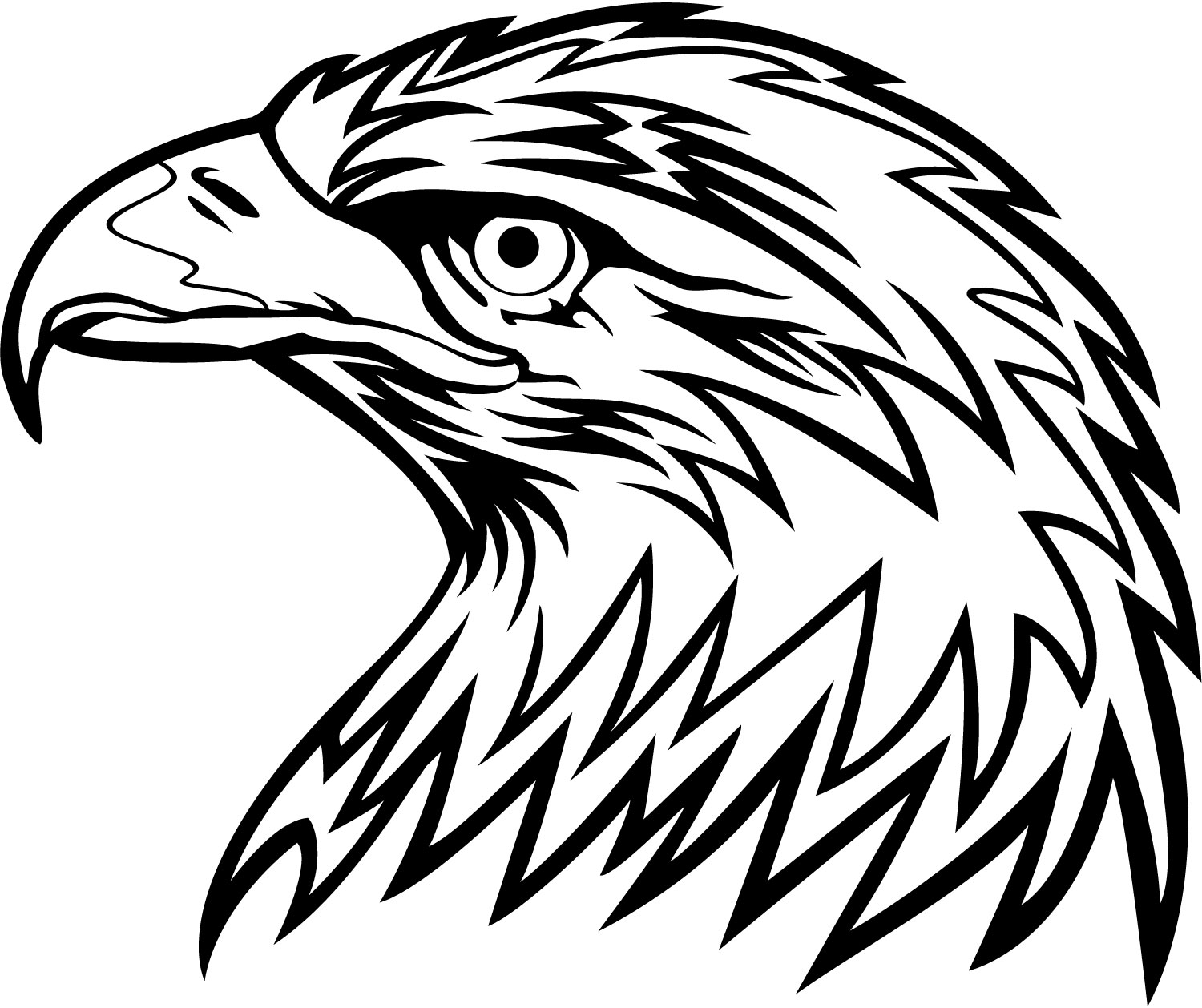 Vector Eagle Head Clip Art