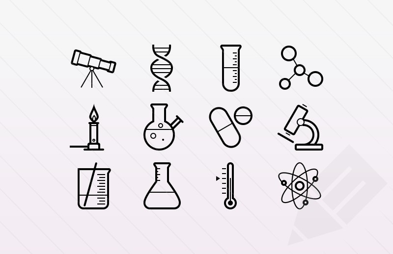 Vector Science Icons