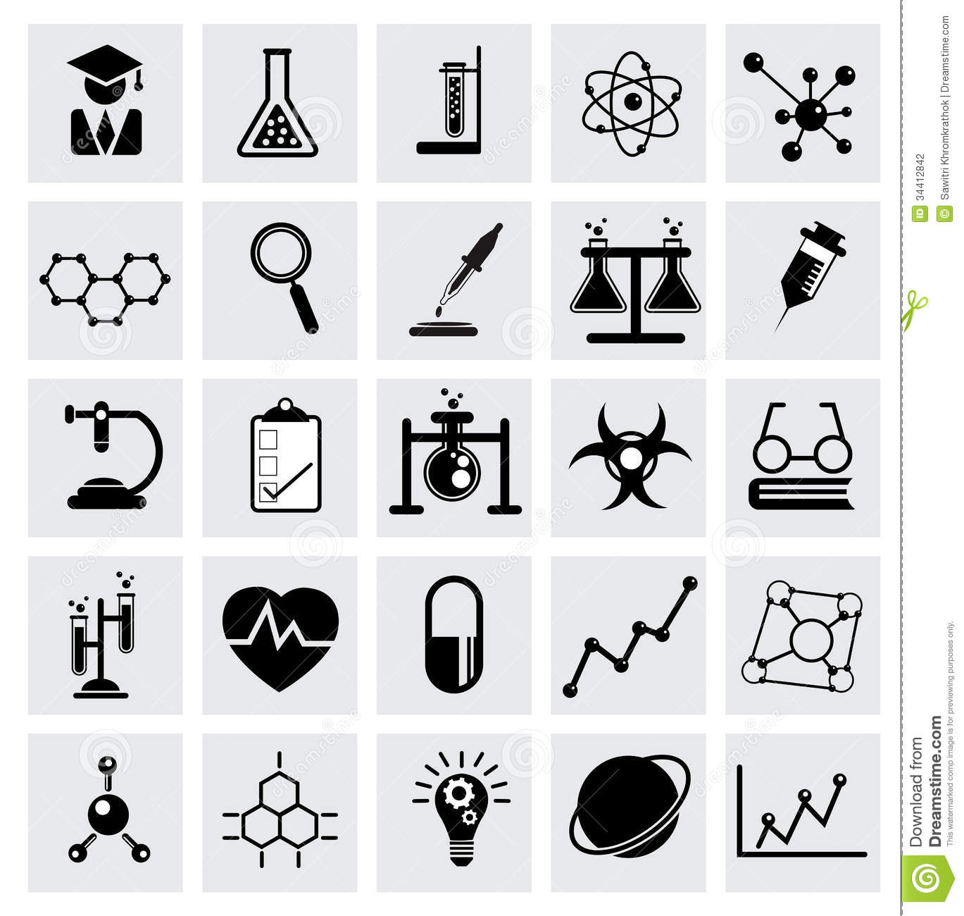 Vector Science Icons