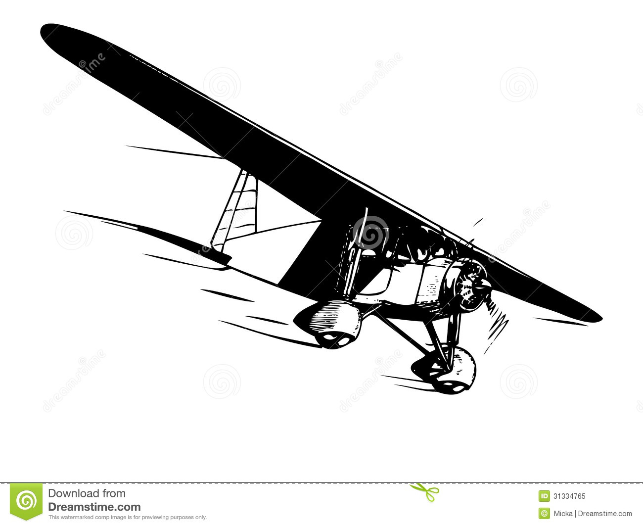 vintage airplane clipart free - photo #40