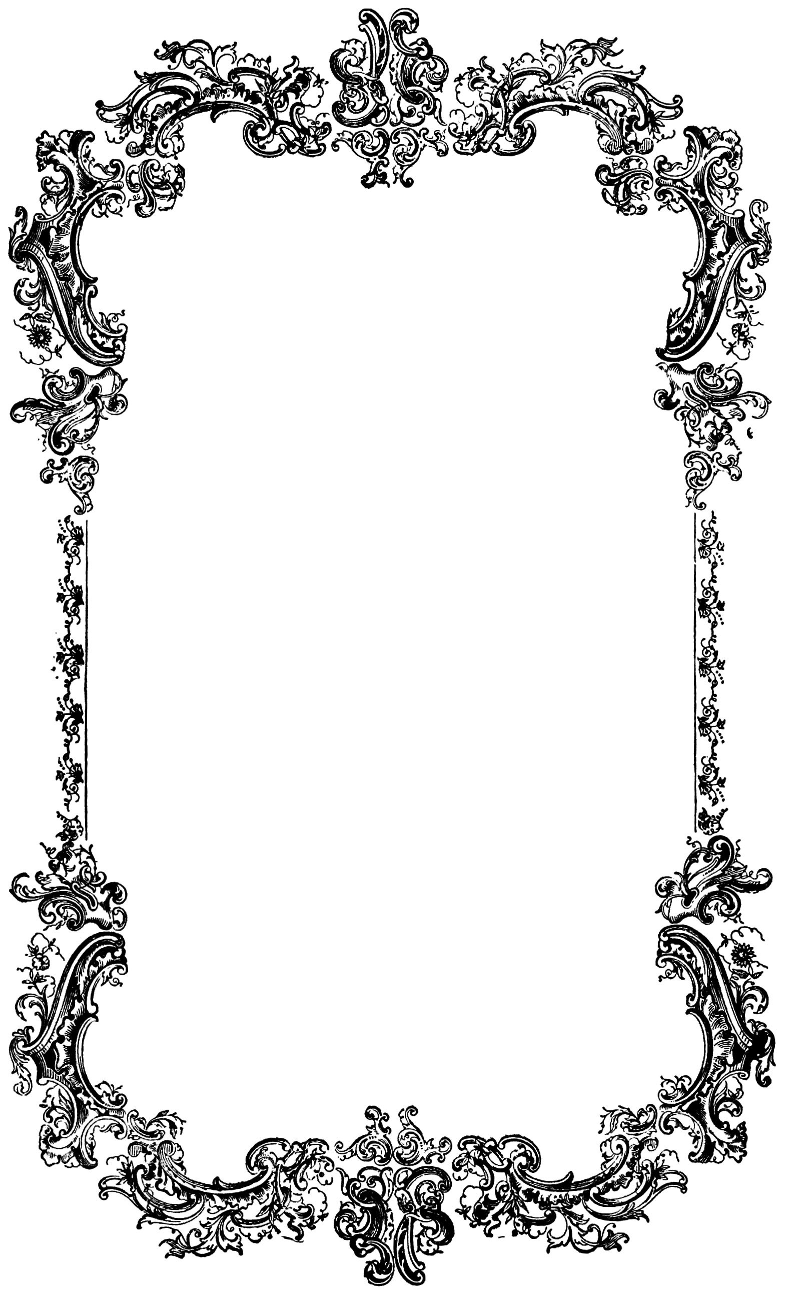 Vintage Border Frame Free Clip Art