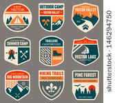 Vintage Camp Badges