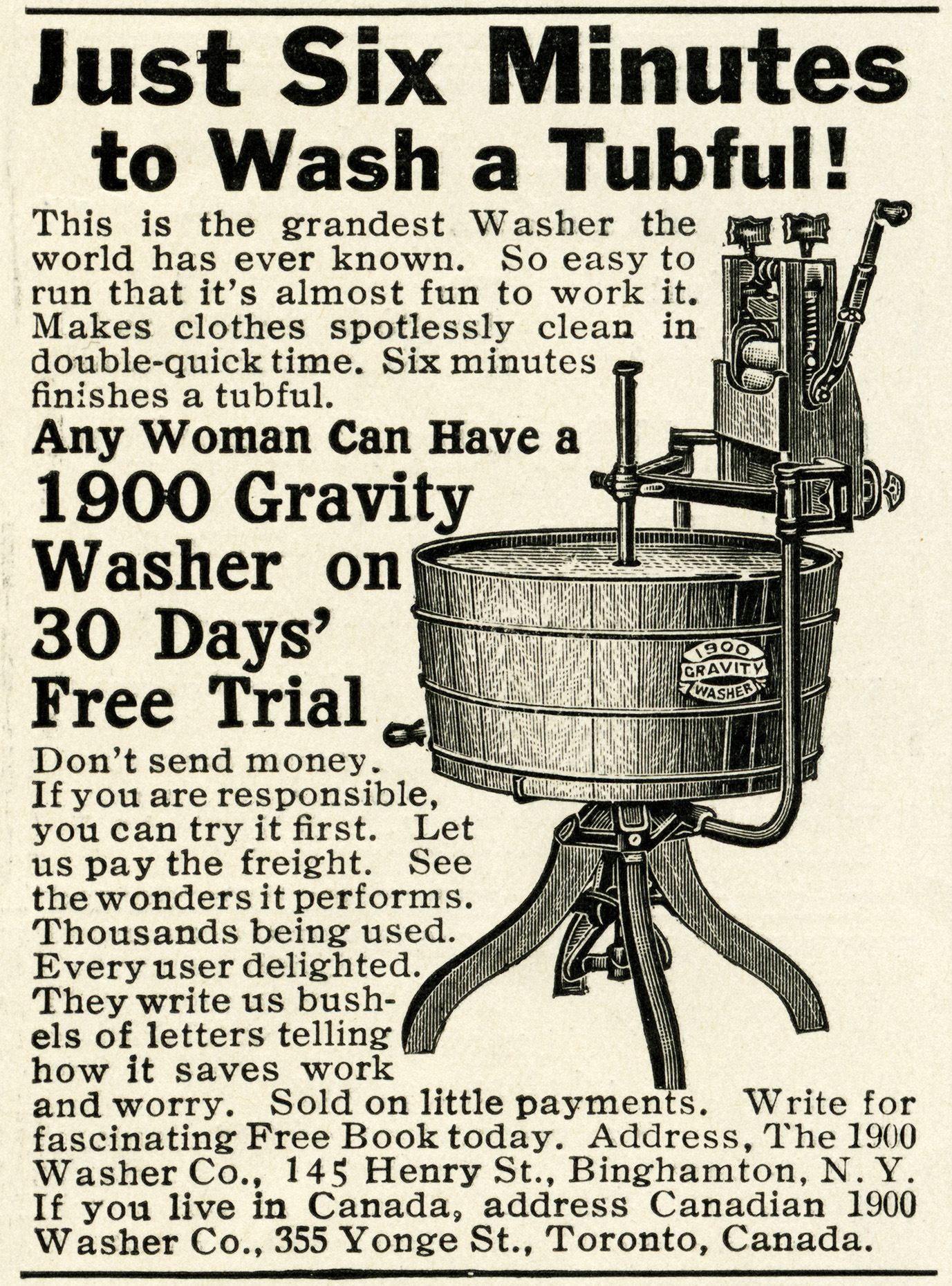 Vintage Washing Machine Clip Art