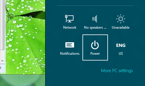 Windows 8 Shut Down Icon