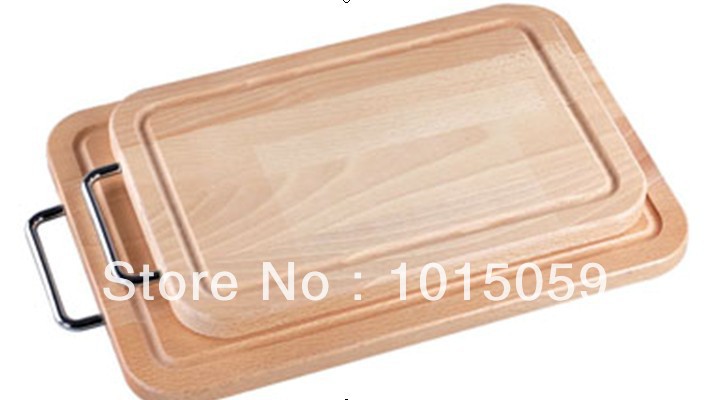 Wood Cutting Board with Handle