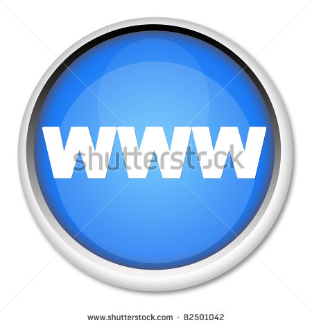 World Wide Web Icon Blue