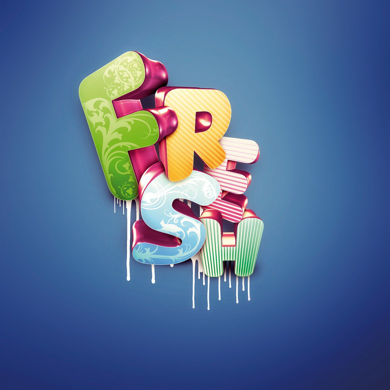 3D Text Effect Tutorials Photoshop