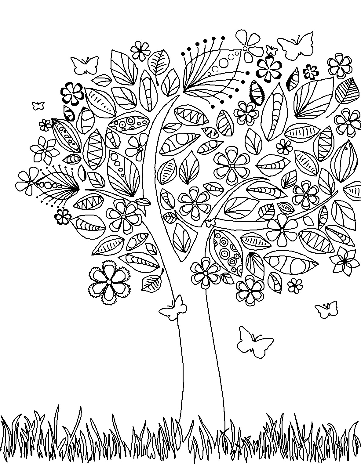 Abstract Adult Coloring Pages