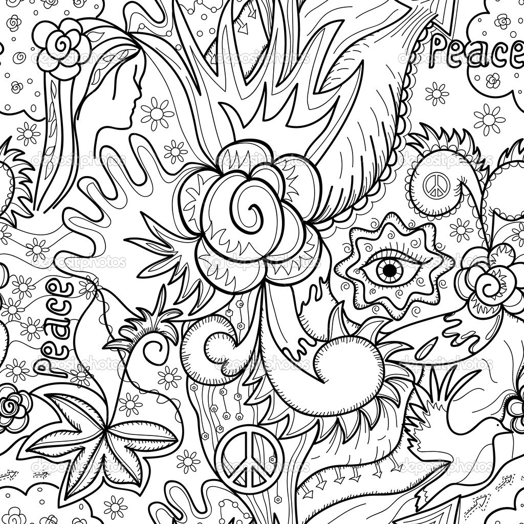 Abstract Art Coloring Pages Printable