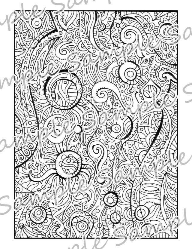 Abstract Designs Coloring Pages