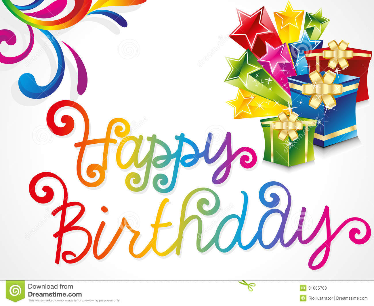 Abstract Happy Birthday Card Abstract Happy Birthday Card