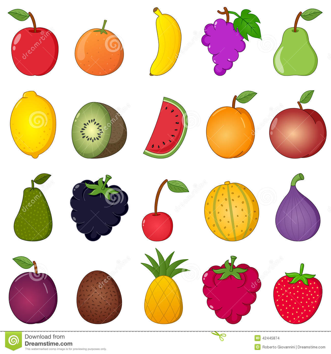 Apple Fruit Cartoon