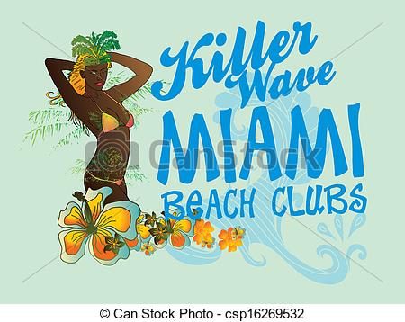 Beach Girl Clip Art