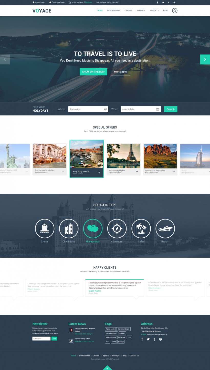 Best Free Website Templates PSD