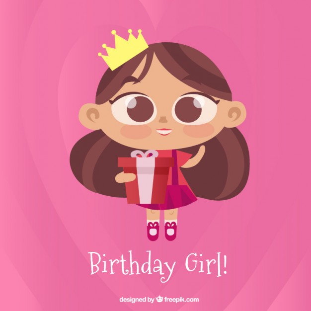 Birthday Girl Vector