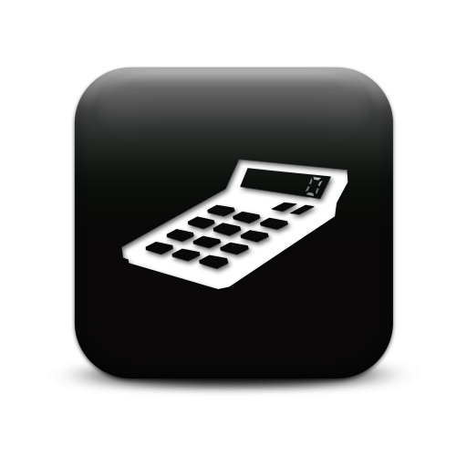Black and White Icon Calculator