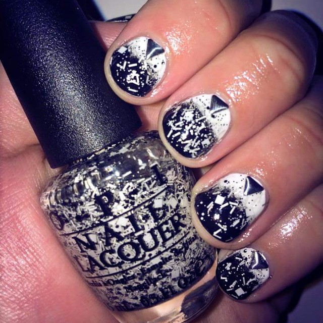 Black and White Nail Designs