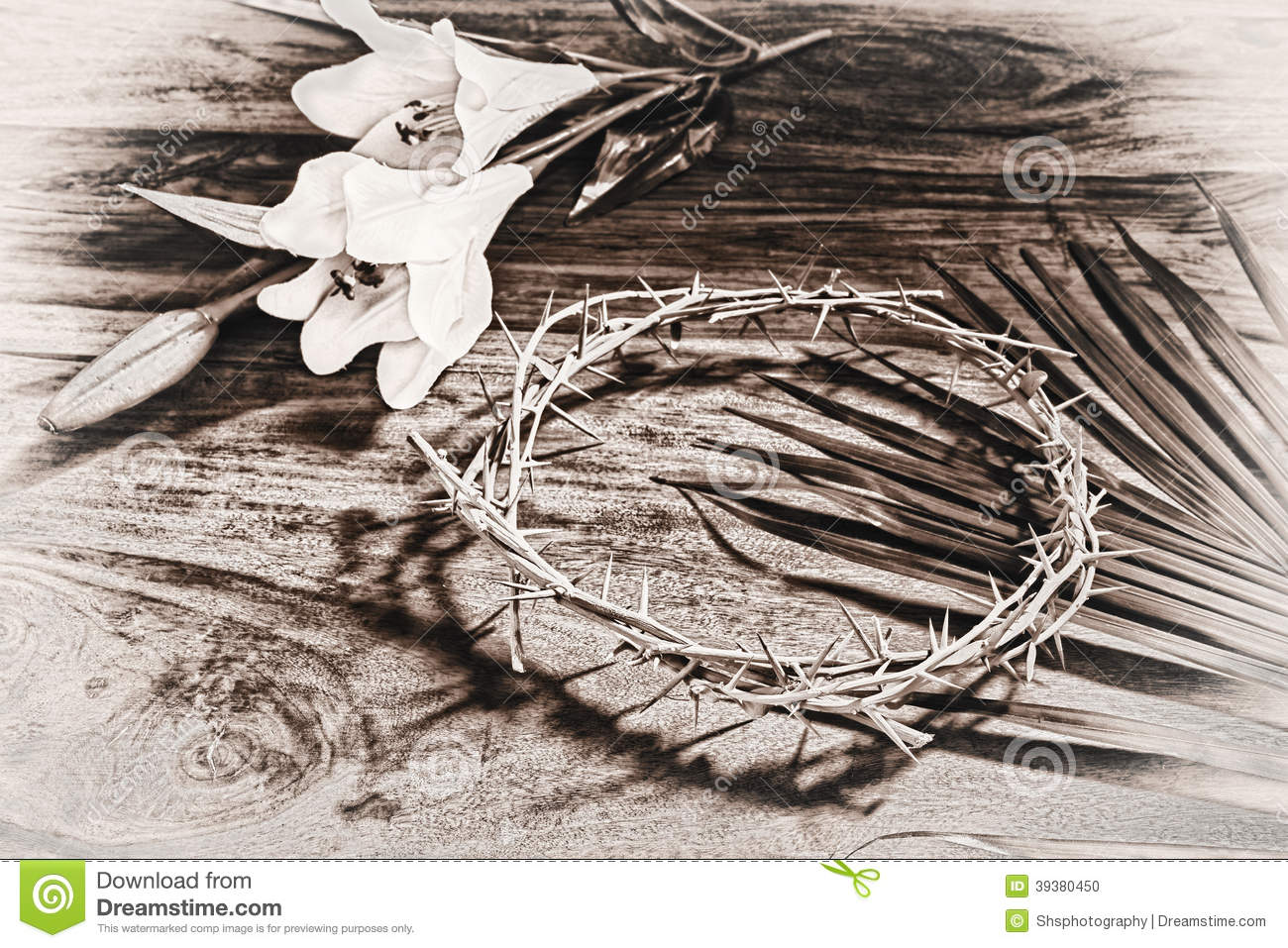 Black and White Religious Easter Icon Black and White Religious Easter Icon