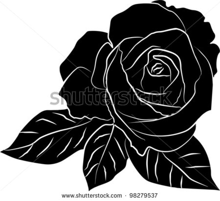 Black Rose Silhouette