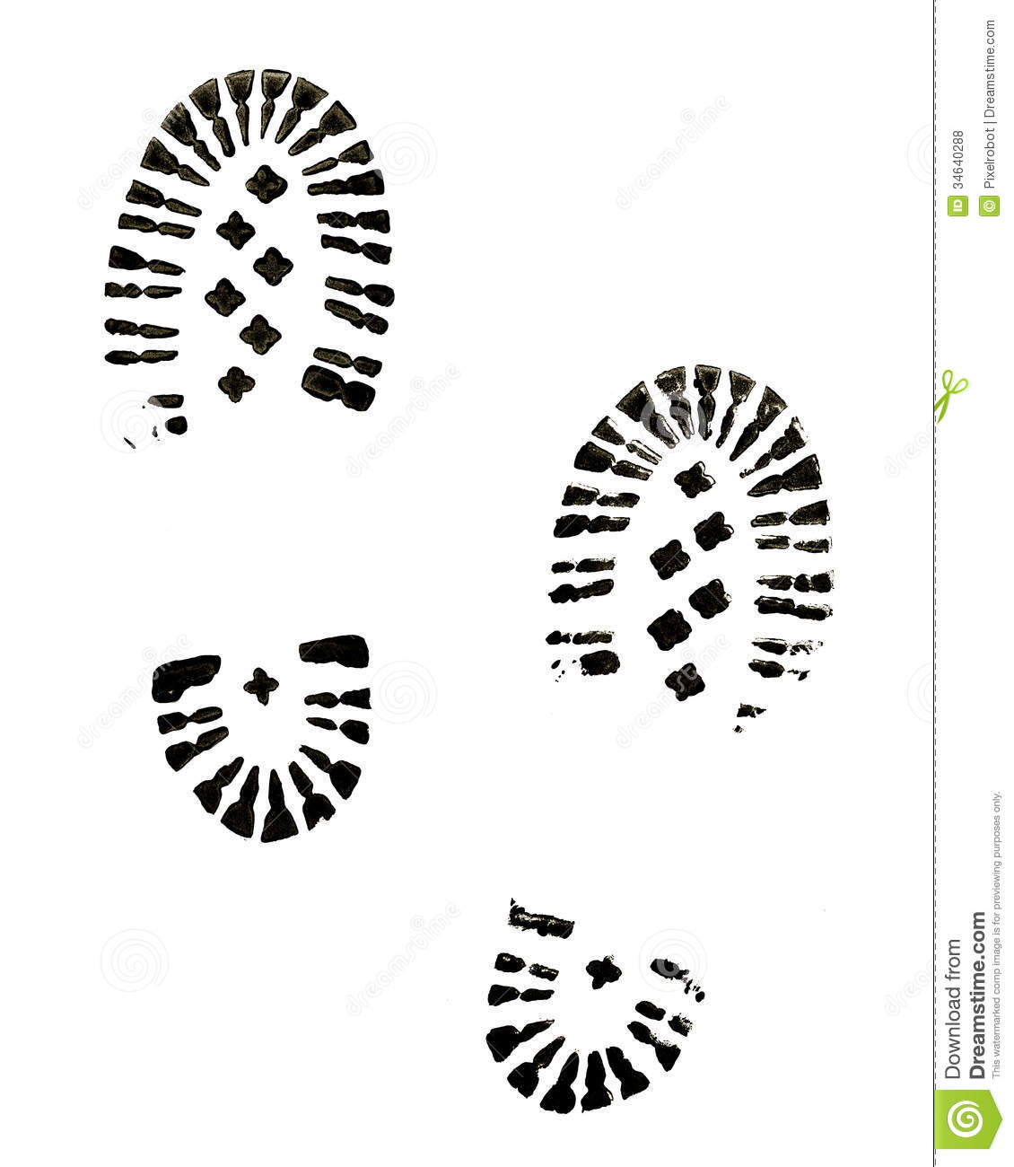 Boot Print Clip Art