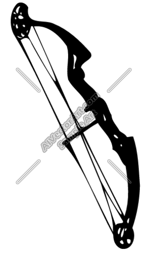 Bow Hunting Silhouette Clip Art