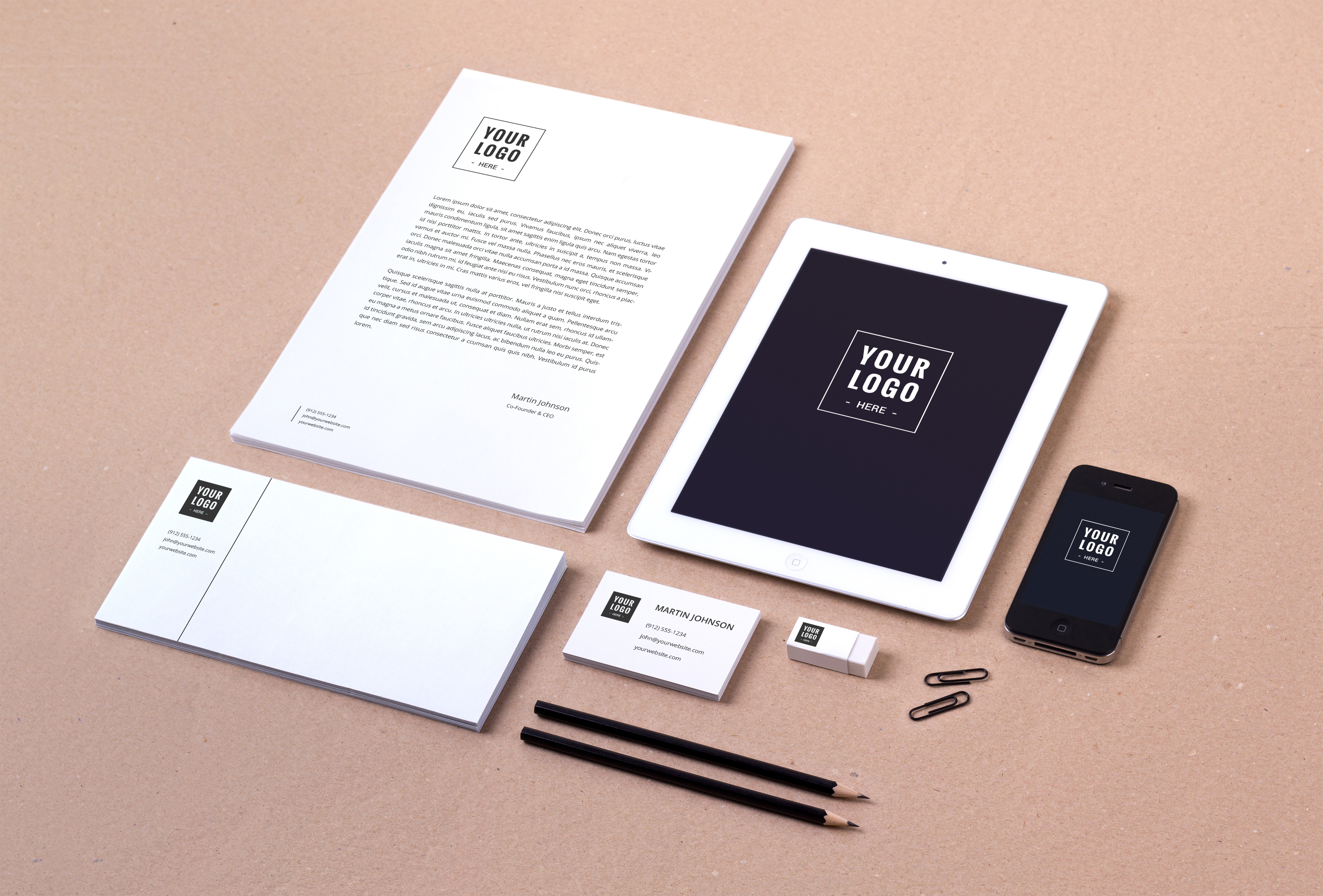 Branding Mock Up Psd Free