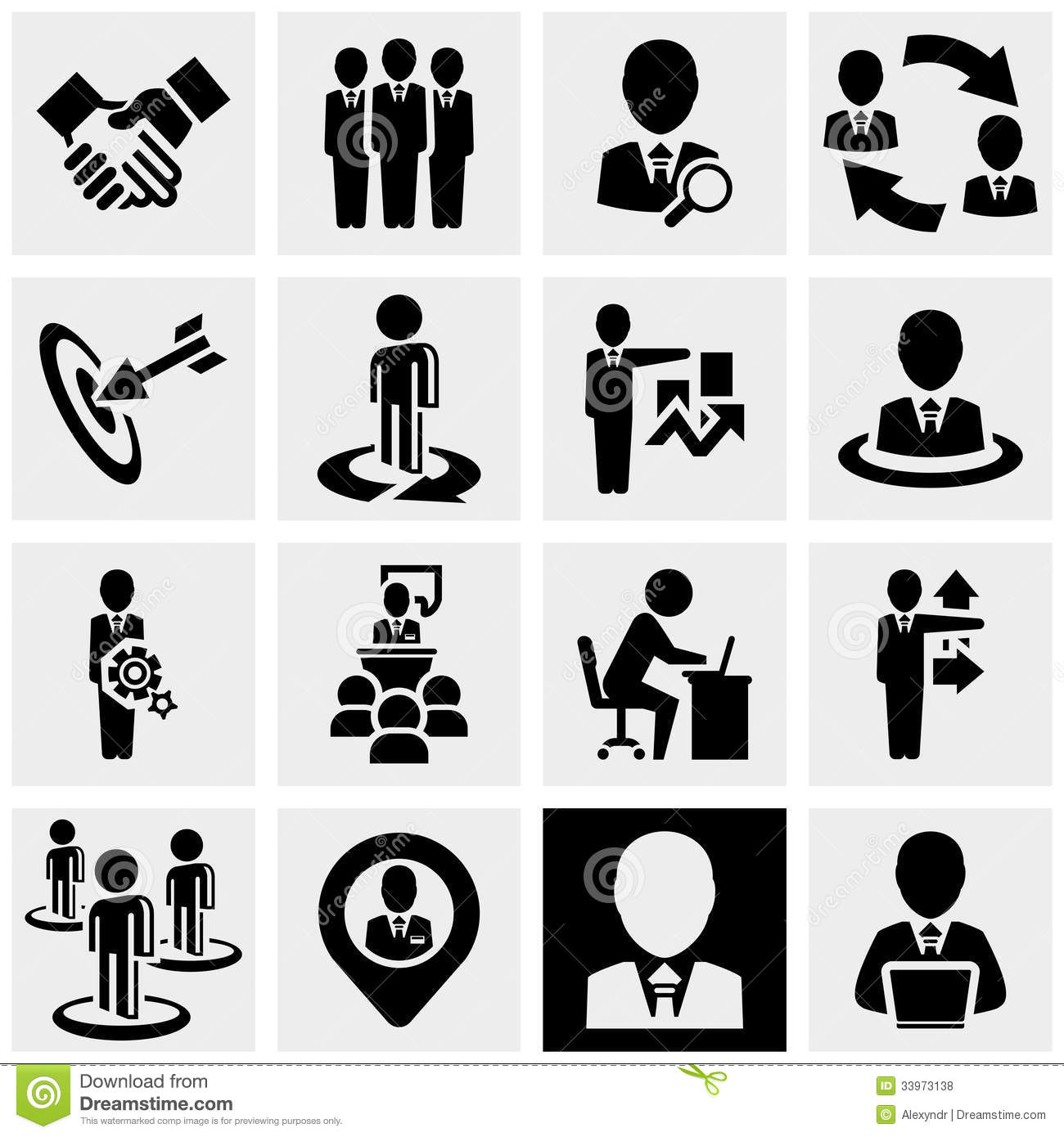 Business Man Icon Vector