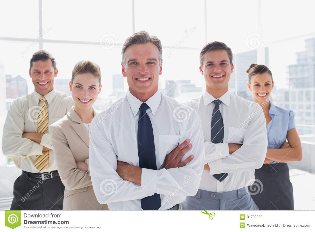 Business People with Arms Crossed