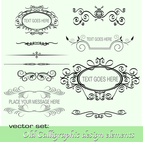 Calligraphy Free Vector Design Element