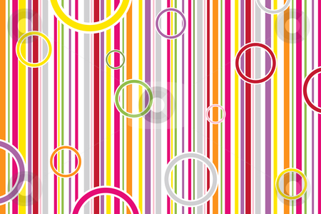 Circle S and Stripes Clip Art