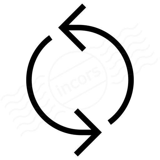 Circle Two Arrow Icon