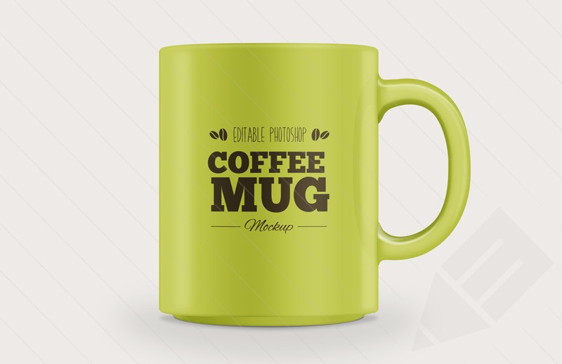 Coffee Mug PSD Mockup