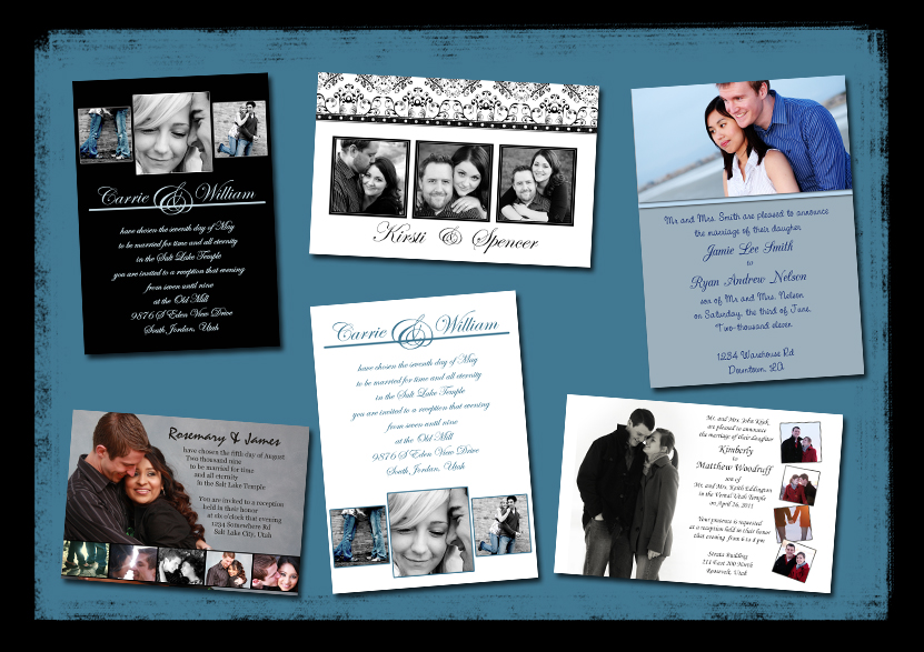 Collage Wedding Invitation Templates Free