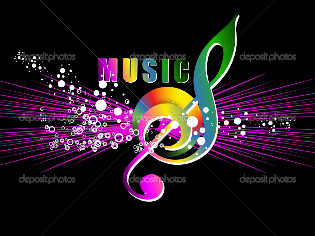 Colorful Music Notes