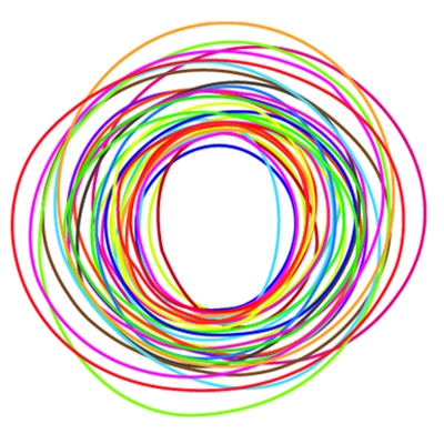 Company Logo with Multicolor Circle