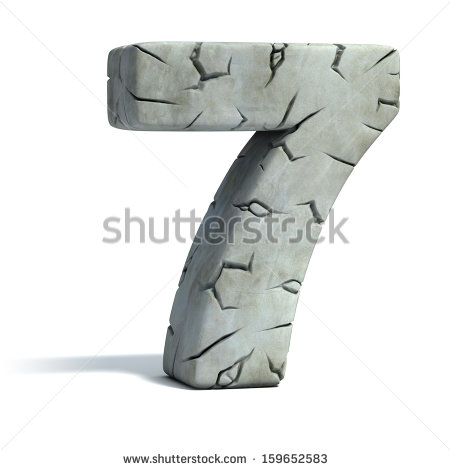 Cracked Stone 3D Font