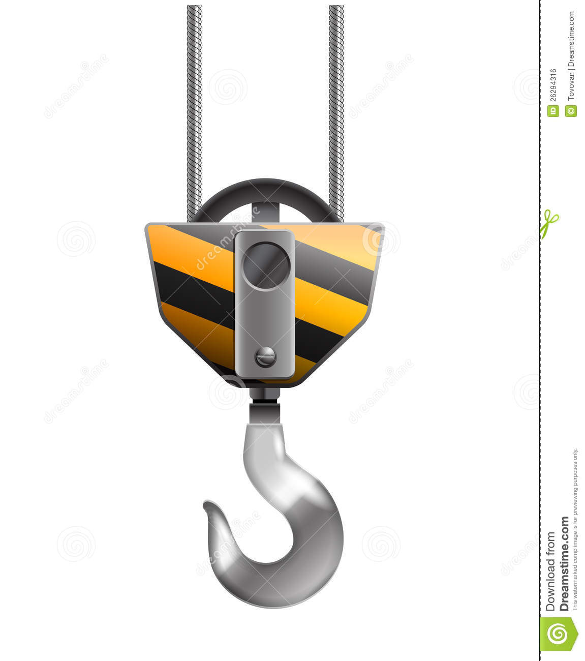 Crane Hook Clip Art Design