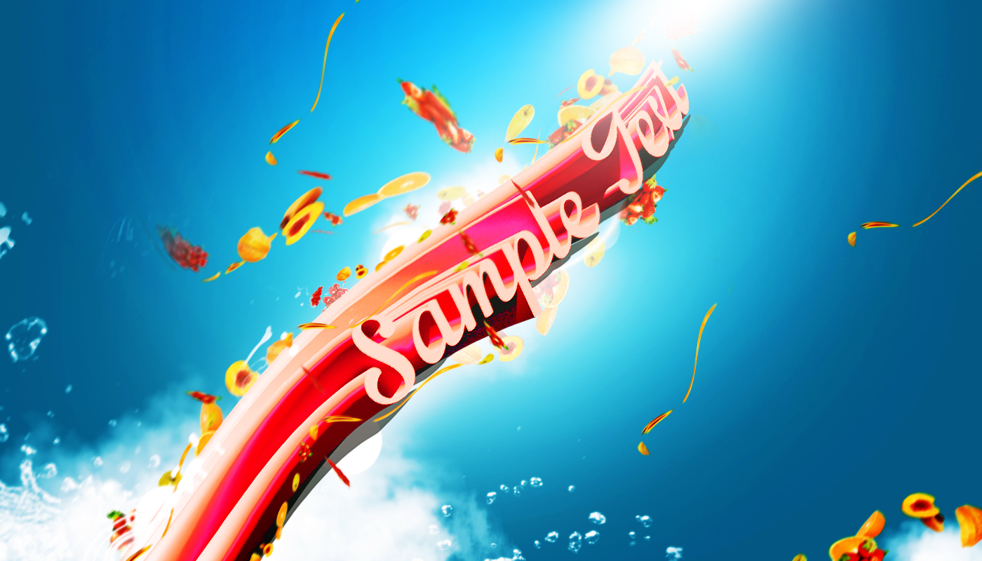 Create 3D Text Effect Photoshop