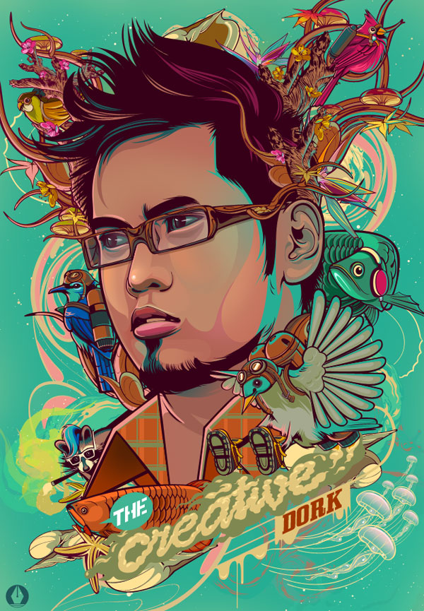 6 Vector Creative Watercolor Portraits Images