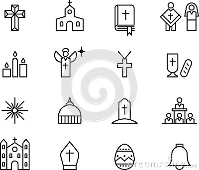 Cross Religious Easter Icons