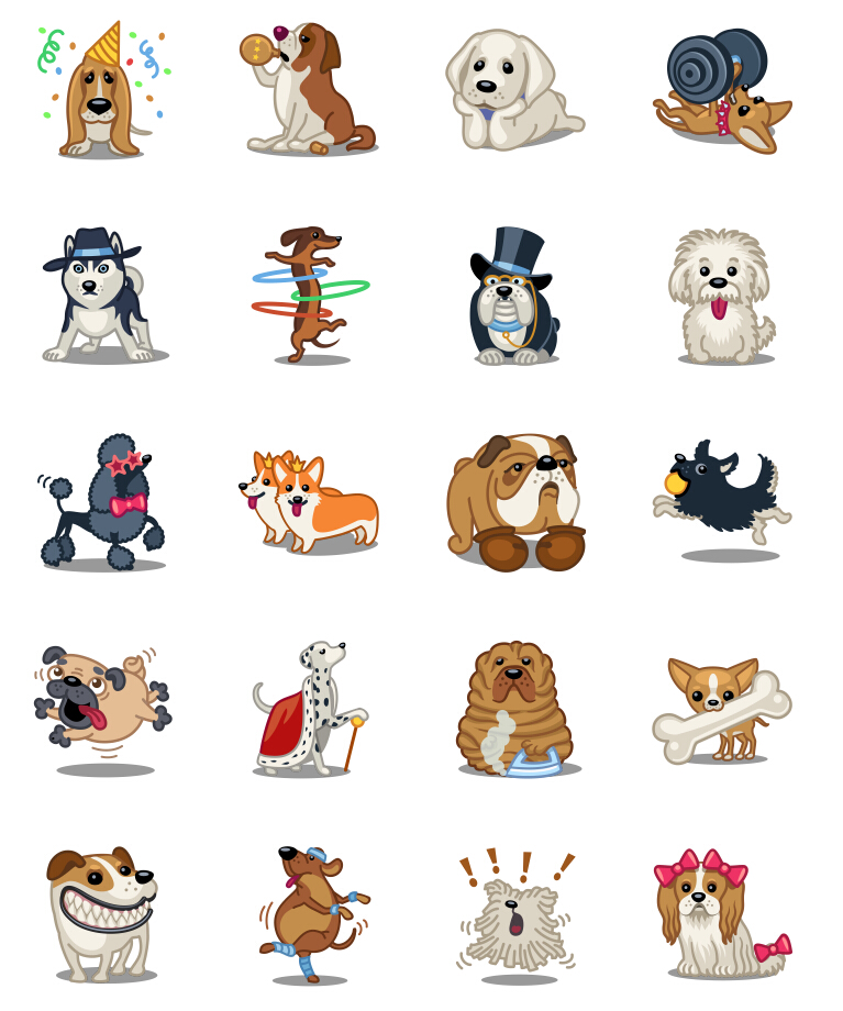 Cute Dog Icons
