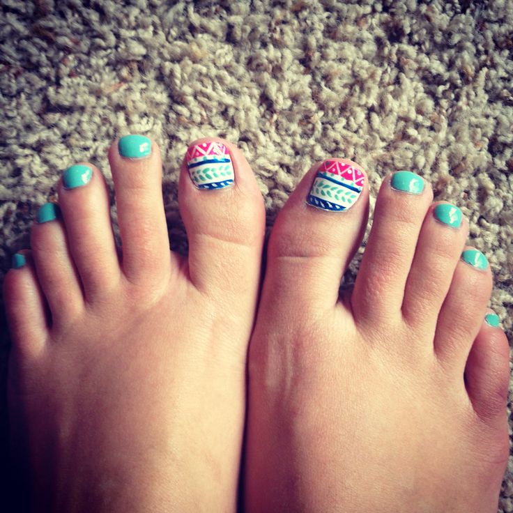 12 Aztec Toe Nail Designs Images