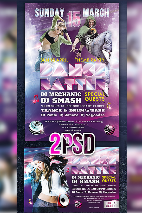 Dance Flyers Templates Free