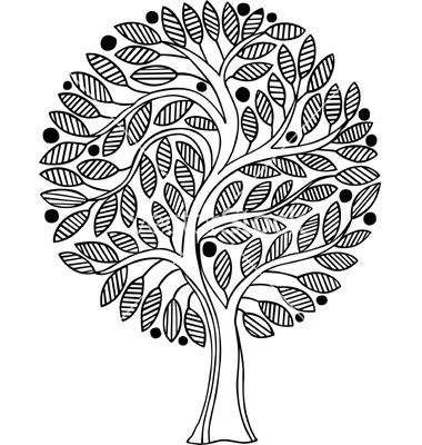 Decorative Tree Drawings